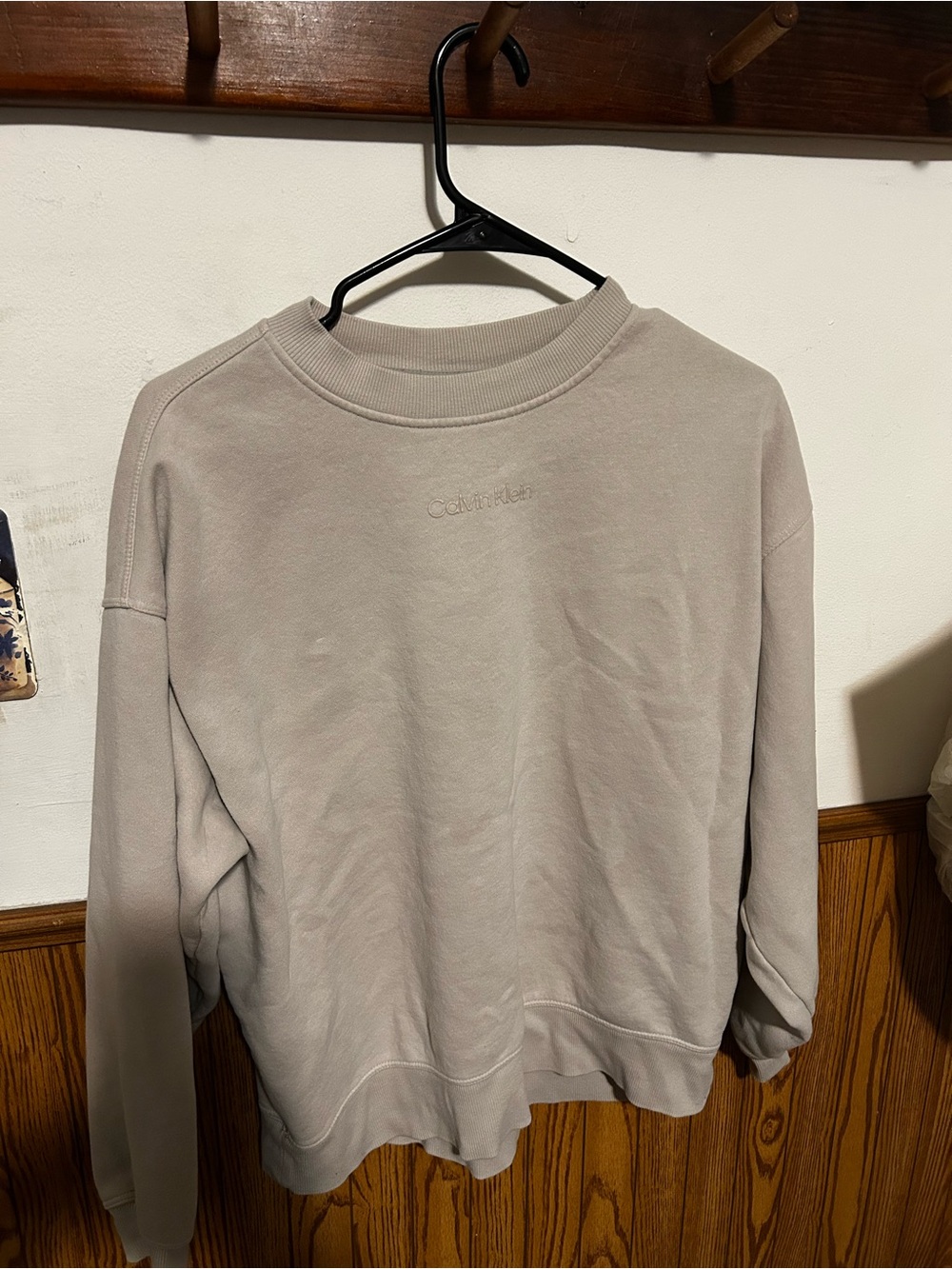 Calvin Klein Crewneck Sweatshirt - Light Taupe